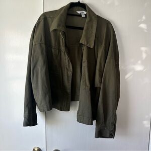Olive Green Cargo Jacket